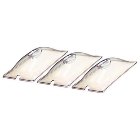 BROILKING / CADCO BroilKing CL-3 Three 1/3 Size Clear Plastic Lids CL-3